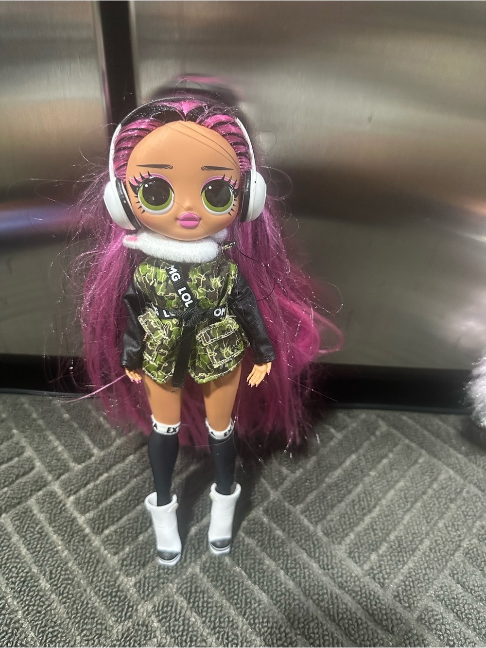 L.O.L. Surprise! Doll with Pink Hair & Green Jacket